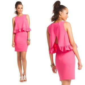 Trina Turk Kayleen Popover Ruffle Dress